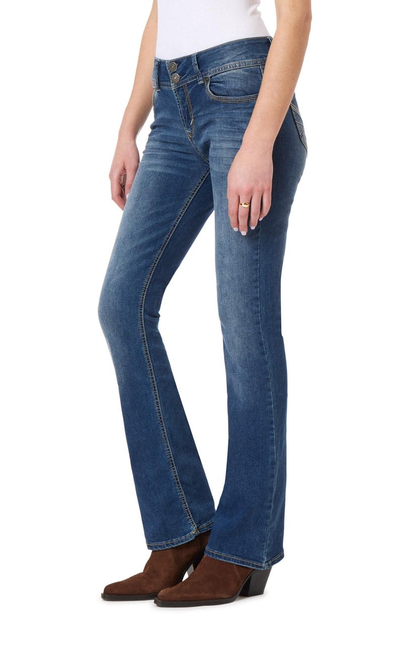 WallFlower Women's InstaStretch Luscious Curvy Bootcut Jeans, Magic, 9 - Image 1
